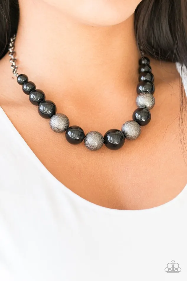 Paparazzi Jewelry Necklaces Paparazzi Necklace Color Me CEO Black