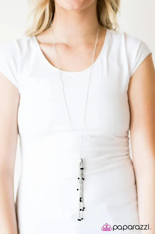 Paparazzi Jewelry Necklaces Paparazzi Necklace Comet Chase Black