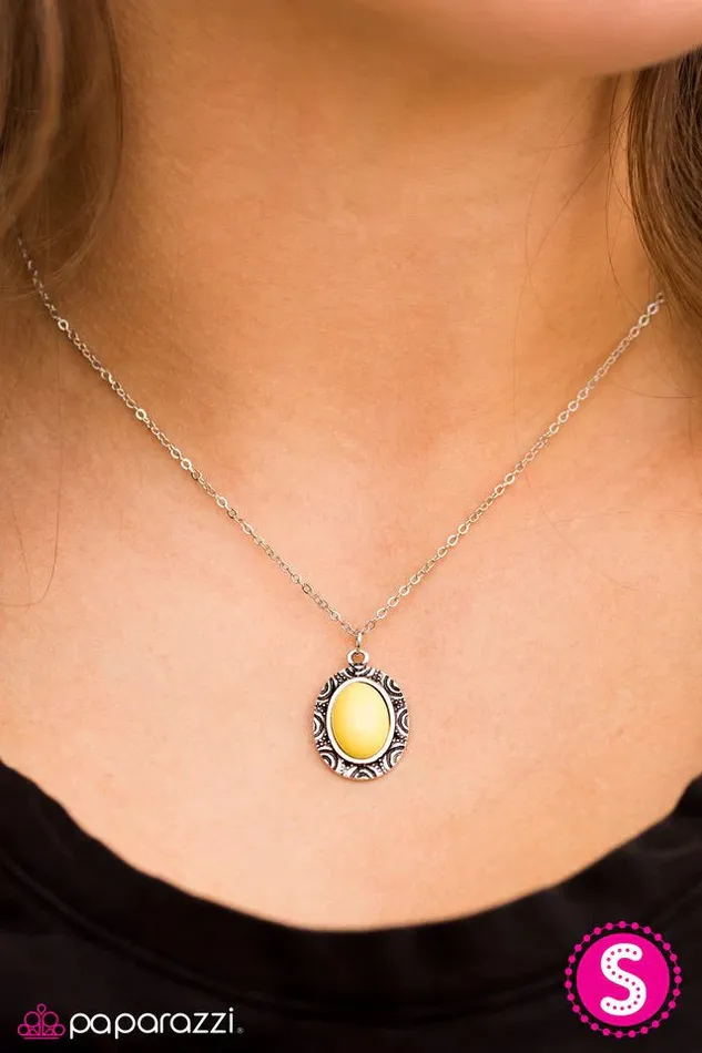 Paparazzi Jewelry Necklaces Paparazzi Necklace Create Your Own Sunshine Yellow