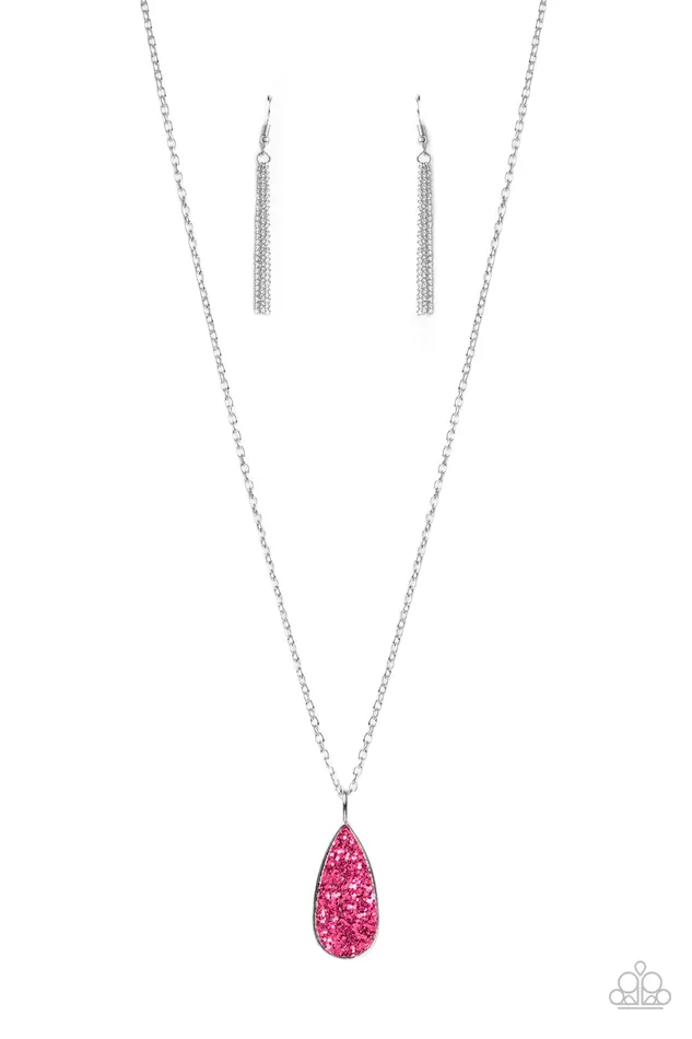 Paparazzi Jewelry Necklaces Paparazzi Necklace Daily Dose of Sparkle Pink