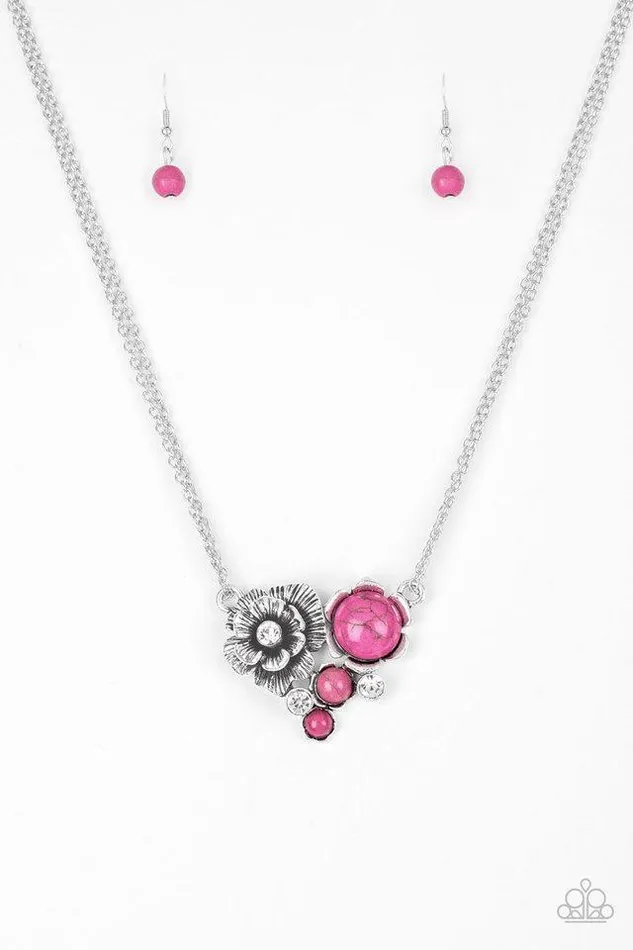 Paparazzi Jewelry Necklaces Paparazzi Necklace Desert Harvest Pink