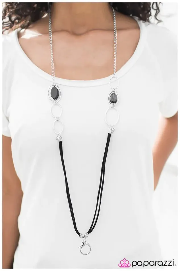 Paparazzi Jewelry Necklaces Paparazzi Necklace Dont Quit Your Day Job Black
