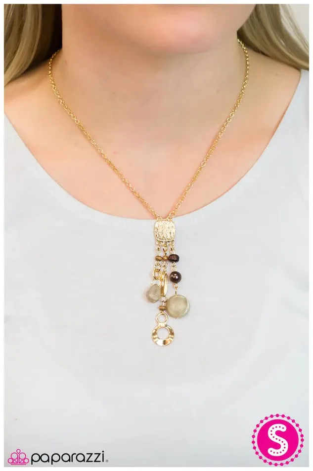 Paparazzi Jewelry Necklaces Paparazzi Necklace Elixir Gold
