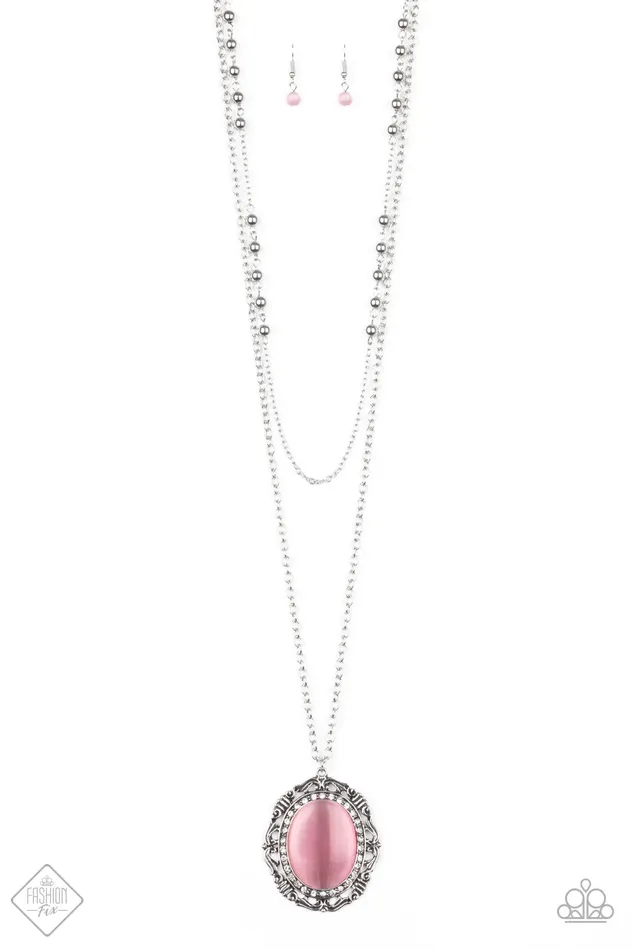 Paparazzi Jewelry Necklaces Paparazzi Necklace Endlessly Enchanted Pink