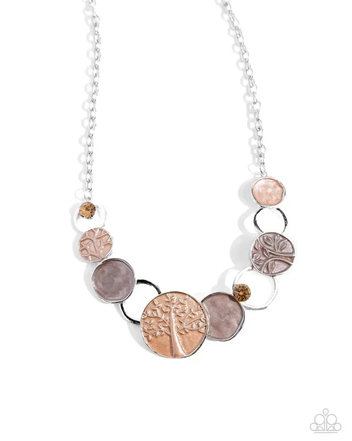 Paparazzi Jewelry Necklaces Paparazzi Necklace Forest Fling Brown Paparazzi Jewelry Necklaces Paparazzi Necklace Forest Fling Brown