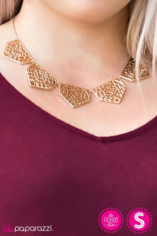 Paparazzi Jewelry Necklaces Paparazzi Necklace Hacienda Heights Gold