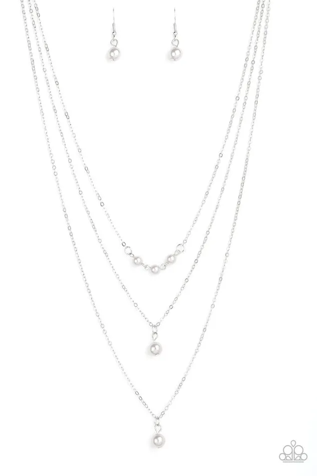 Paparazzi Jewelry Necklaces Paparazzi Necklace High Heels and Hustle Silver