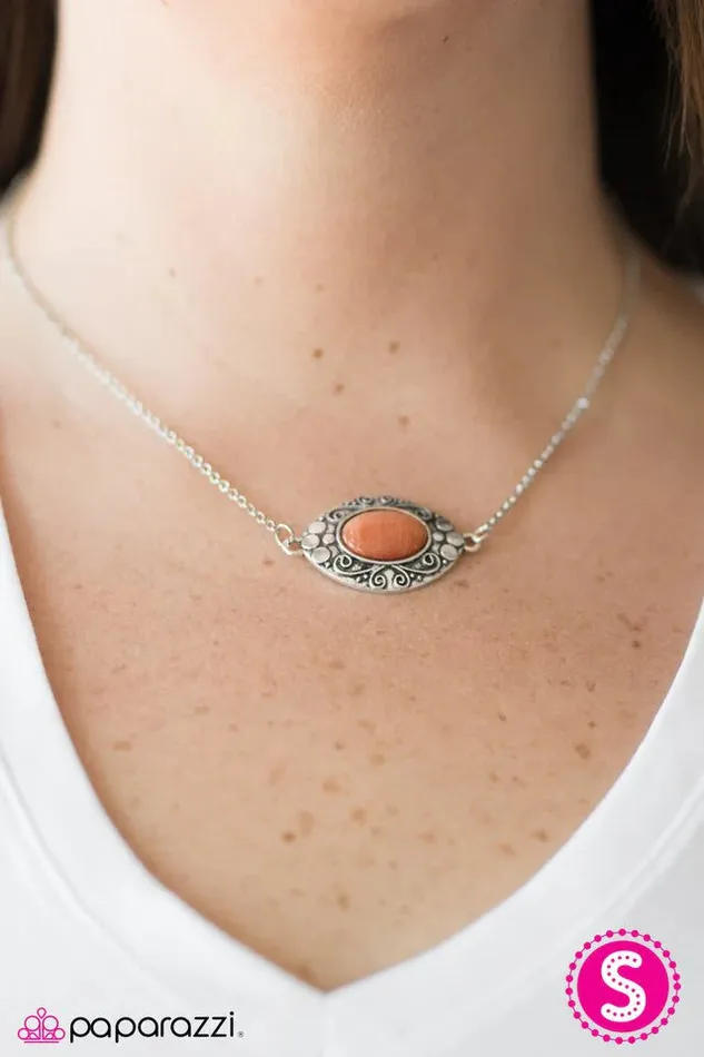 Paparazzi Jewelry Necklaces Paparazzi Necklace How GLOW Can You Go Orange