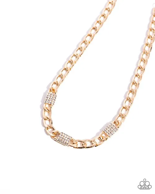 Paparazzi Jewelry Necklaces Paparazzi Necklace Impressive Independence Gold Paparazzi Jewelry Necklaces Paparazzi Necklace Impressive Independence Gold