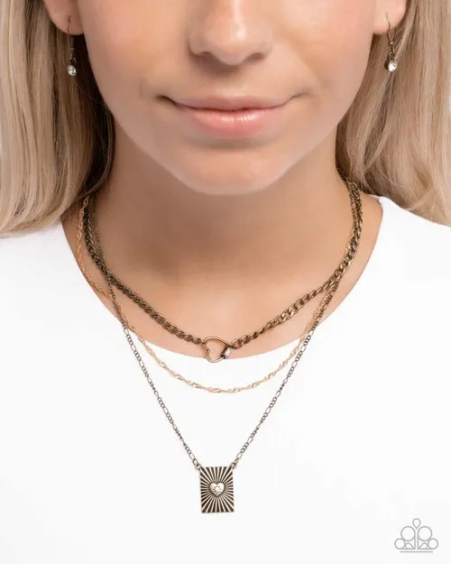 Paparazzi Jewelry Necklaces Paparazzi Necklace Loveable Layers