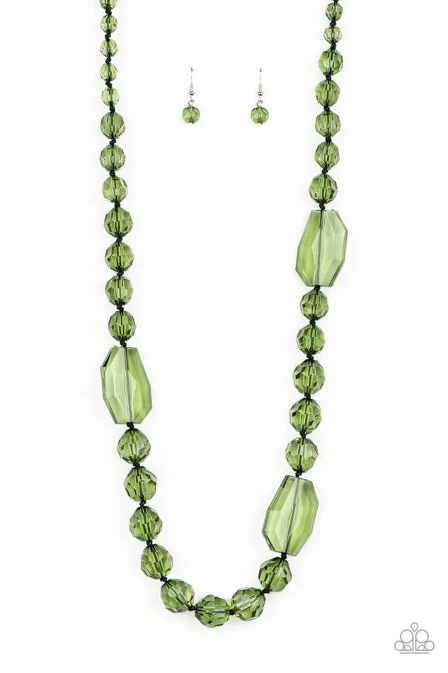 Paparazzi Jewelry Necklaces Paparazzi Necklace Malibu Masterpiece Green