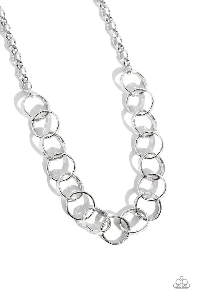 Paparazzi Jewelry Necklaces Paparazzi Necklace Metro Medley Silver Paparazzi Jewelry Necklaces Paparazzi Necklace Metro Medley Silver