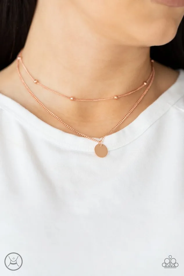 Paparazzi Jewelry Necklaces Paparazzi Necklace Modestly Minimalist Copper