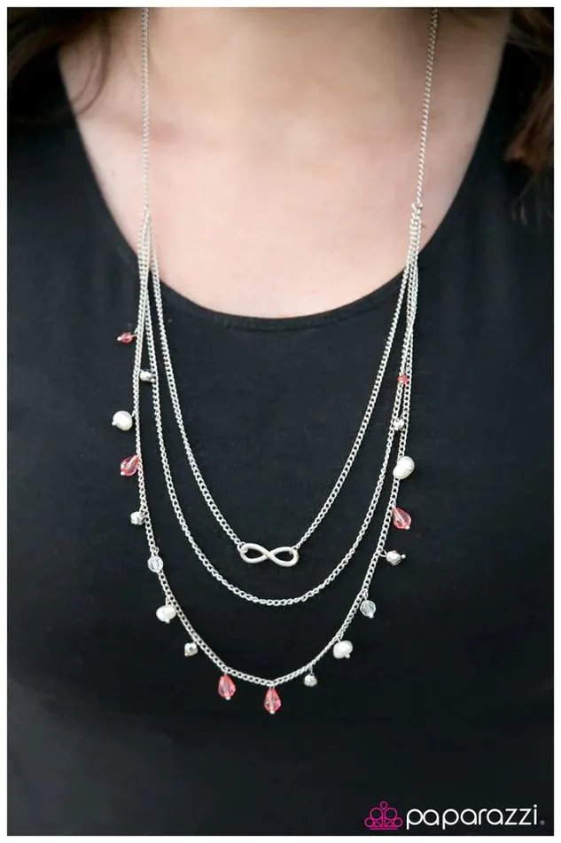 Paparazzi Jewelry Necklaces Paparazzi Necklace My End and My Beginning Orange