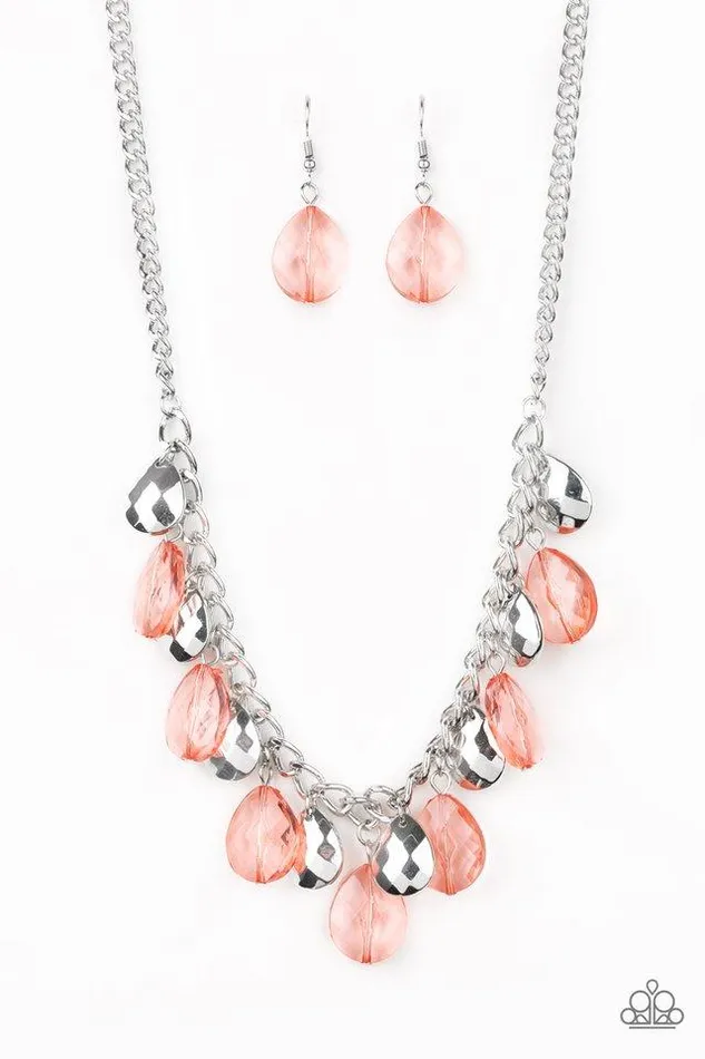 Paparazzi Jewelry Necklaces Paparazzi Necklace No Tears Left To Cry Orange