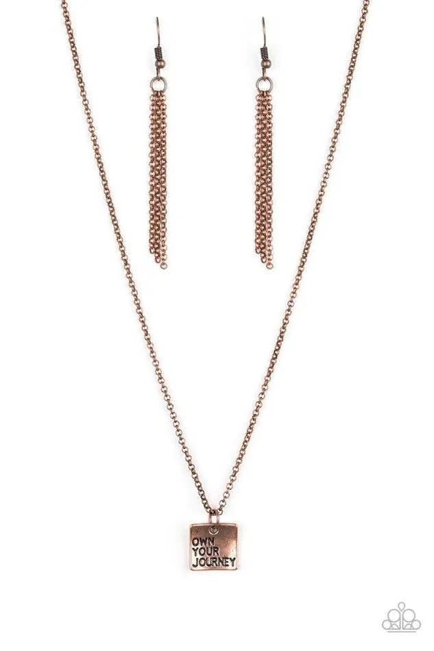 Paparazzi Jewelry Necklaces Paparazzi Necklace Own Your Journey Copper