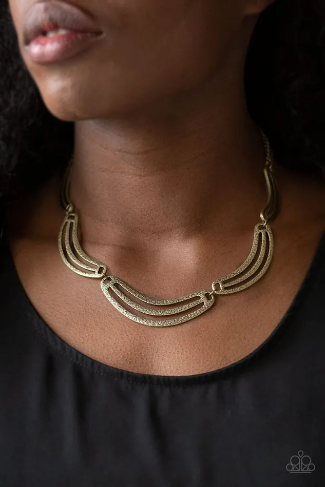 Paparazzi Jewelry Necklaces Paparazzi Necklace Palm Springs Pharaoh Brass