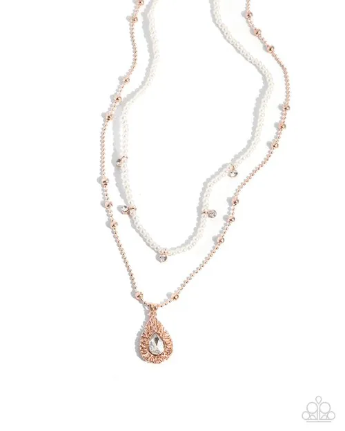 Paparazzi Jewelry Necklaces Paparazzi Necklace Radiant Reminder Gold