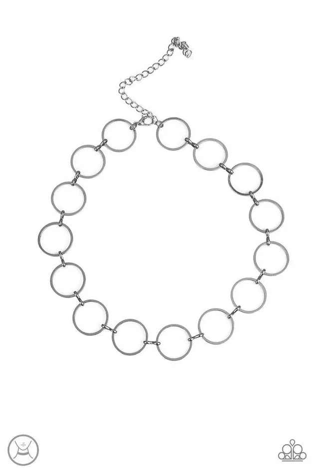 Paparazzi Jewelry Necklaces Paparazzi Necklace Retro Metro Black