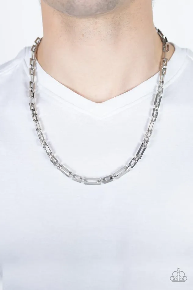 Paparazzi Jewelry Necklaces Paparazzi Necklace Rocket Zone Silver