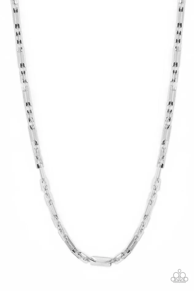 Paparazzi Jewelry Necklaces Paparazzi Necklace Rocket Zone Silver Paparazzi Jewelry Necklaces Paparazzi Necklace Rocket Zone Silver