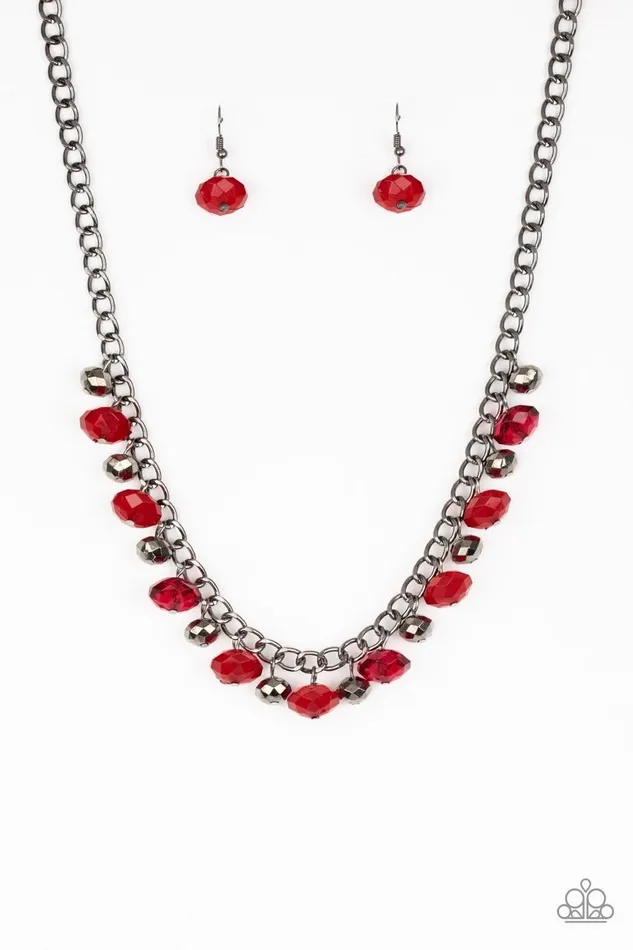 Paparazzi Jewelry Necklaces Paparazzi Necklace Runway Rebel Red Paparazzi Jewelry Necklaces Paparazzi Necklace Runway Rebel Red
