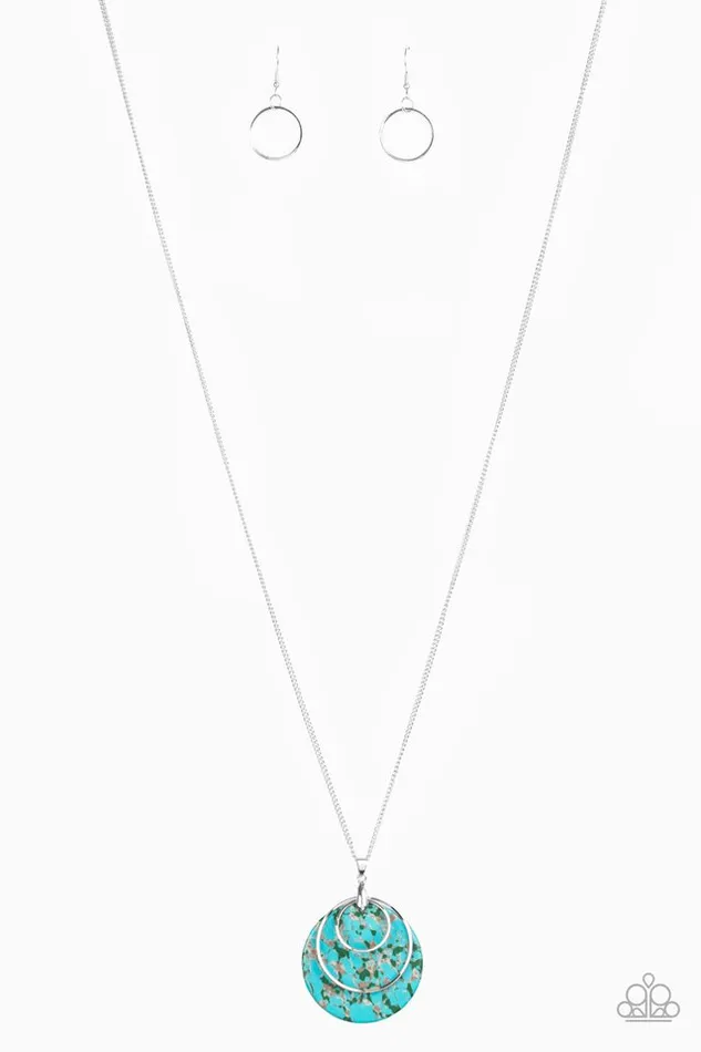Paparazzi Jewelry Necklaces Paparazzi Necklace Sahara Equinox Blue Paparazzi Jewelry Necklaces Paparazzi Necklace Sahara Equinox Blue
