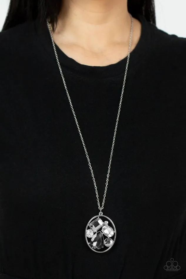 Paparazzi Jewelry Necklaces Paparazzi Necklace Scandalously Scattered Silver