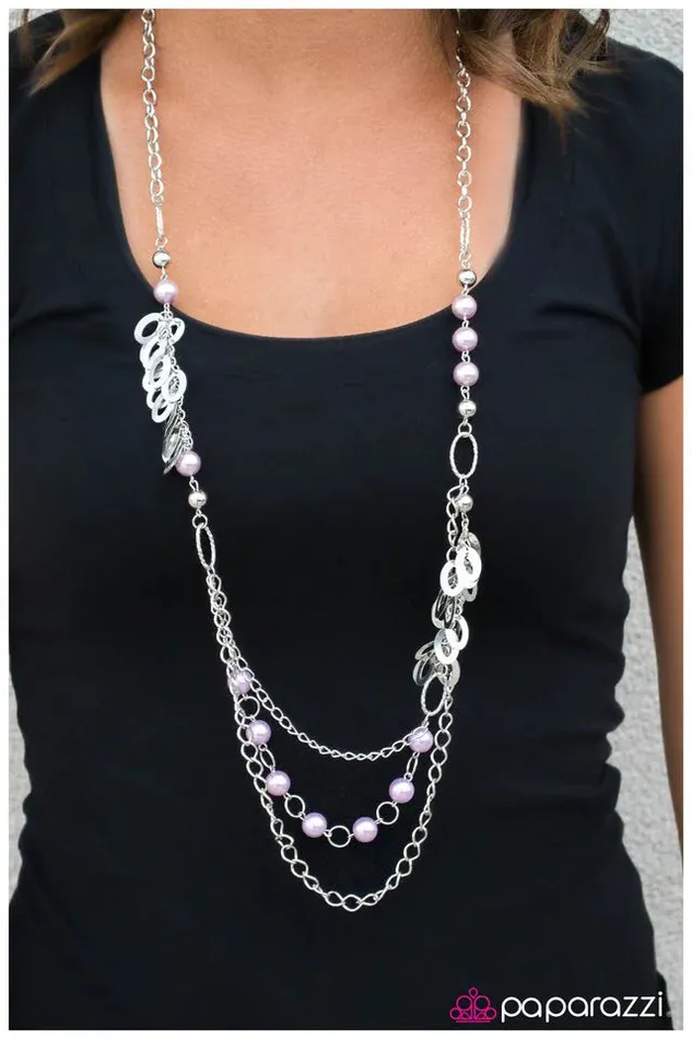 Paparazzi Jewelry Necklaces Paparazzi Necklace Shake It Off Purple