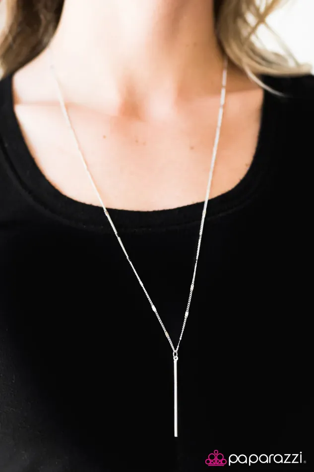 Paparazzi Jewelry Necklaces Paparazzi Necklace Simple Shine Silver