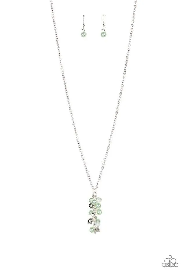 Paparazzi Jewelry Necklaces Paparazzi Necklace Teardrop Serenity Green