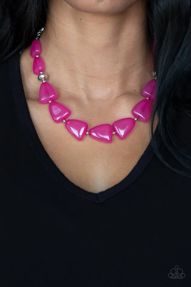 Paparazzi Jewelry Necklaces Paparazzi Necklace Tenaciously Tangy Pink