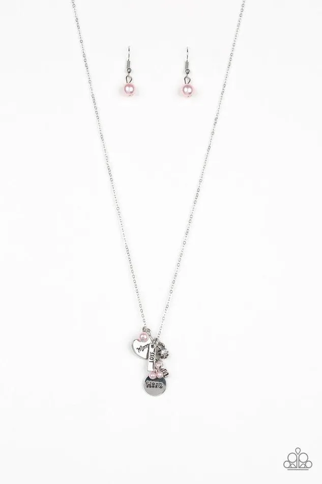 Paparazzi Jewelry Necklaces Paparazzi Necklace Thats My Mom Pink
