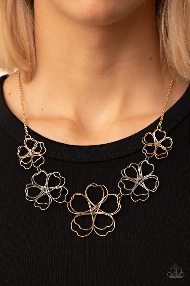 Paparazzi Jewelry Necklaces Paparazzi Necklace Time to GROW Gold