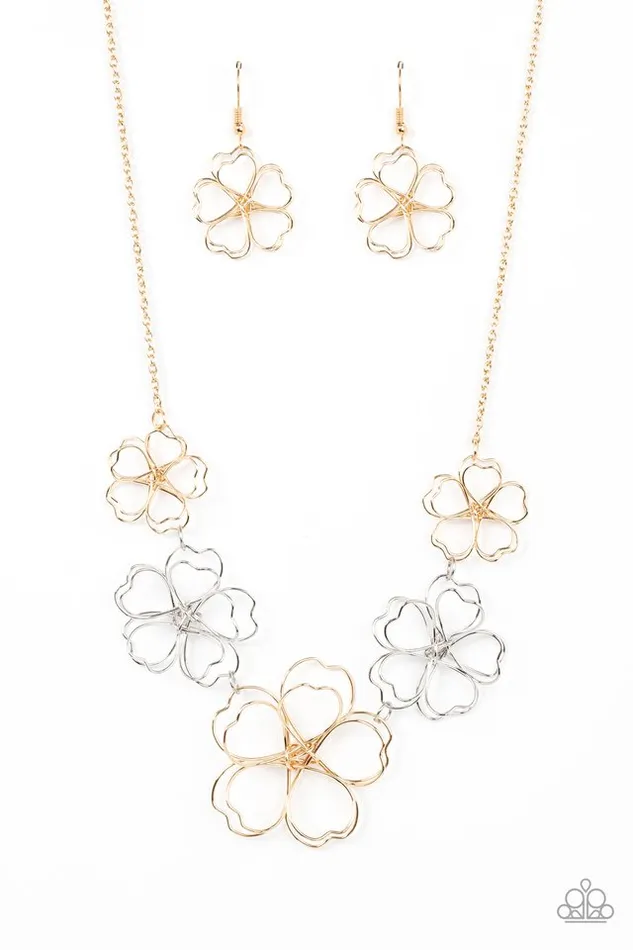 Paparazzi Jewelry Necklaces Paparazzi Necklace Time to GROW Gold Paparazzi Jewelry Necklaces Paparazzi Necklace Time to GROW Gold