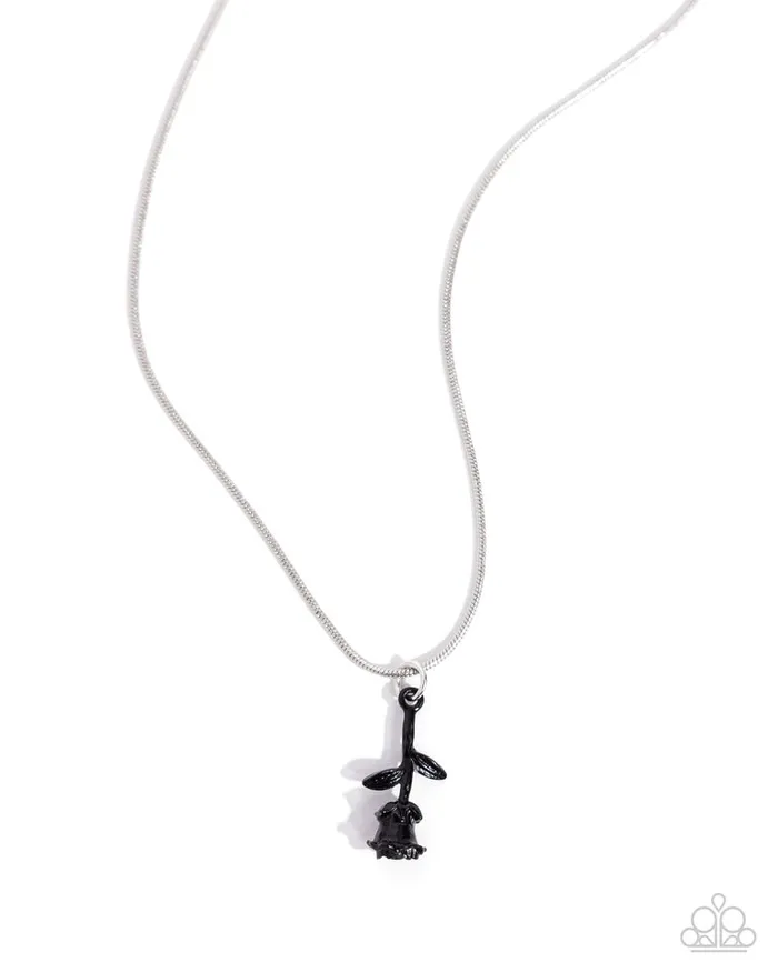 Paparazzi Jewelry Necklaces Paparazzi Necklace Tippy ROSE Black