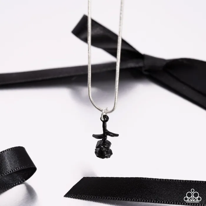 Paparazzi Jewelry Necklaces Paparazzi Necklace Tippy ROSE Black