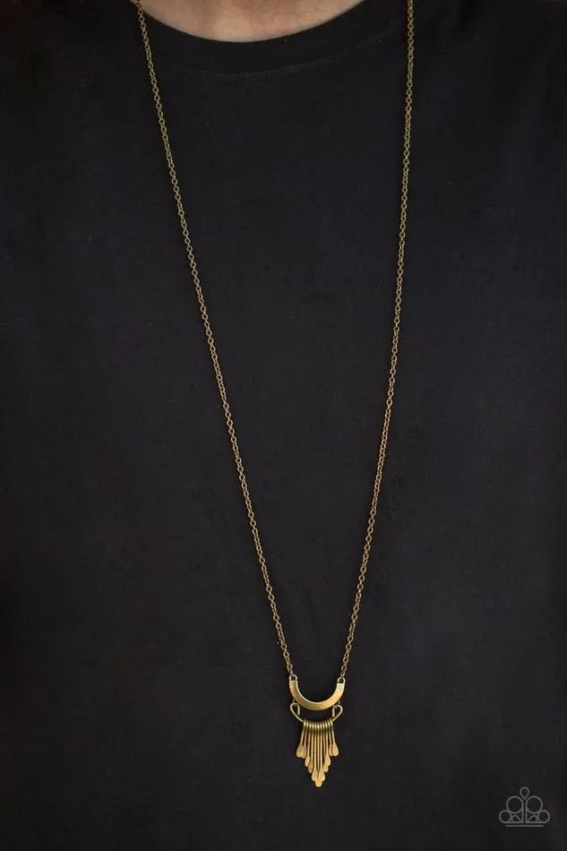 Paparazzi Jewelry Necklaces Paparazzi Necklace Trendsetting Trinket Brass