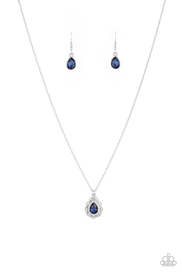 Paparazzi Jewelry Necklaces Paparazzi Necklace Vintage Validation Blue Paparazzi Jewelry Necklaces Paparazzi Necklace Vintage Validation Blue