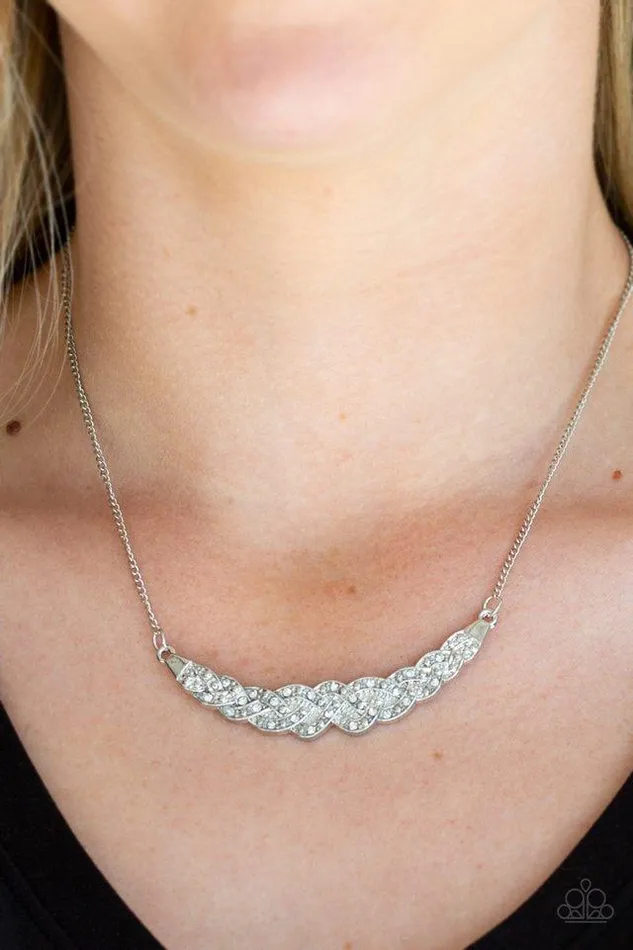 Paparazzi Jewelry Necklaces Paparazzi Necklace Whatever Floats Your YACHT White