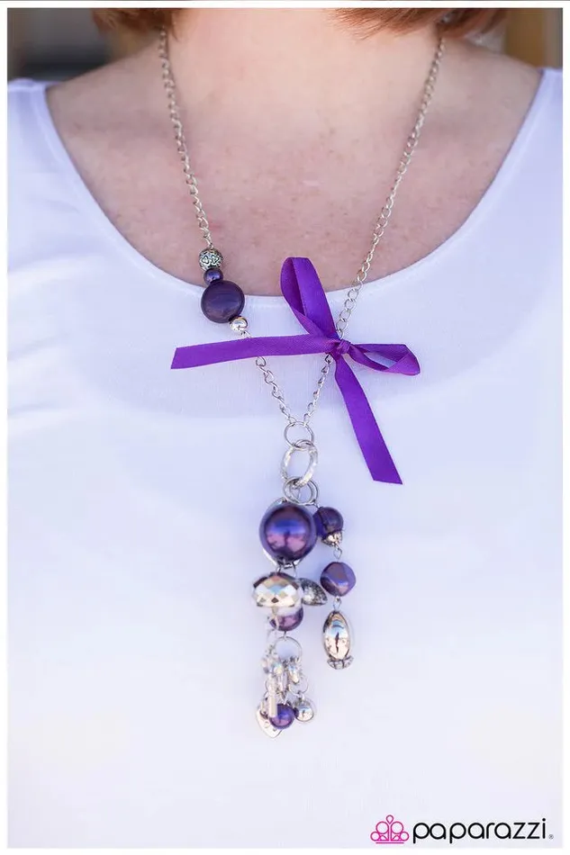 Paparazzi Jewelry Necklaces Paparazzi Necklace Wishful Thinking Purple