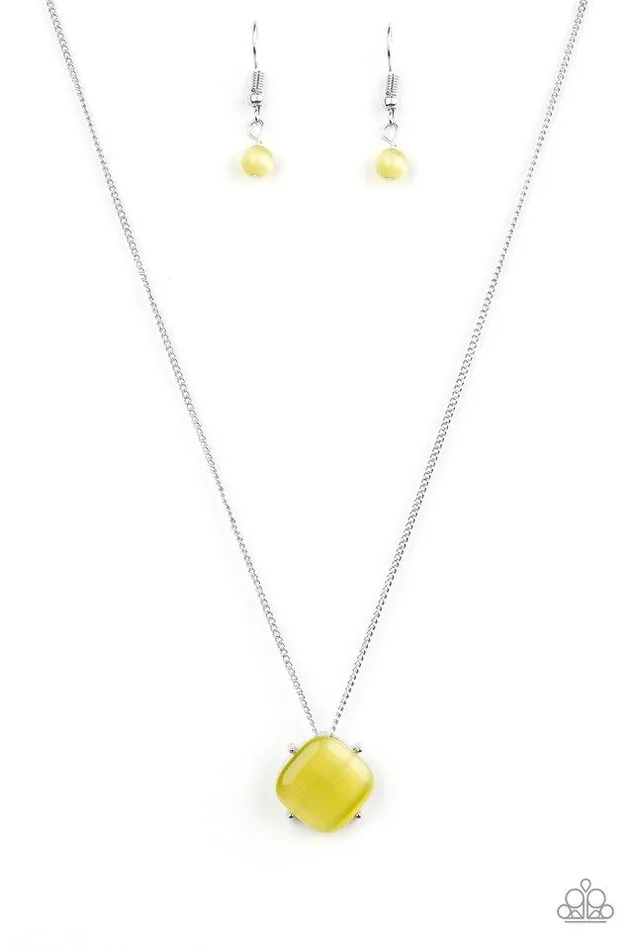 Paparazzi Jewelry Necklaces Paparazzi Necklace You GLOW Girl Yellow