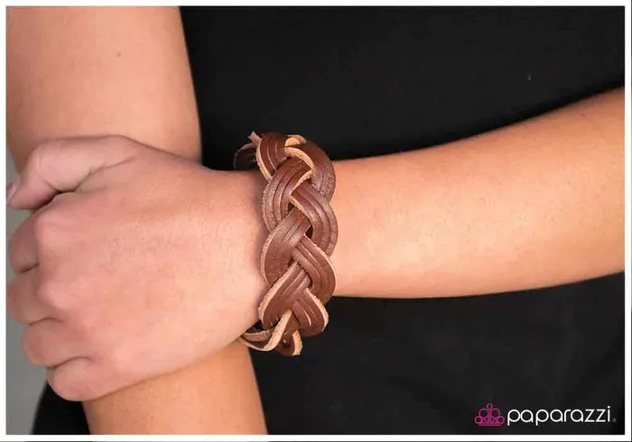 Paparazzi Jewelry Paparazzi Bracelet A FairLeather Friend Brown Bracelets