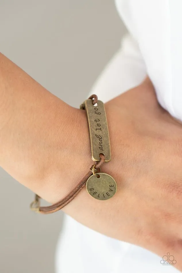 Paparazzi Jewelry Paparazzi Bracelet Believe and Let Go Brass Bracelets