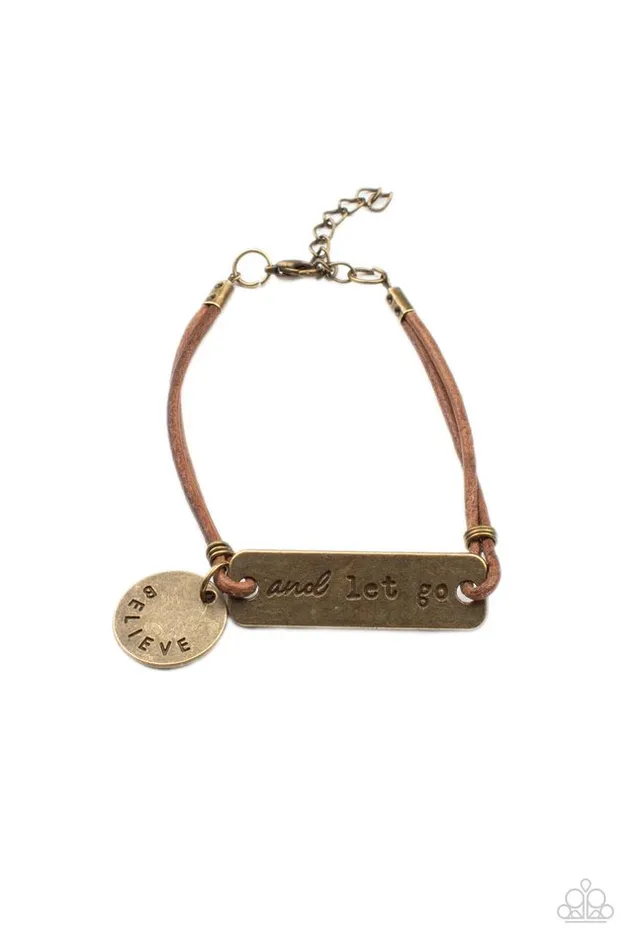 Paparazzi Jewelry Paparazzi Bracelet Believe and Let Go Brass Bracelets Paparazzi Jewelry Paparazzi Bracelet Believe and Let Go Brass Bracelets