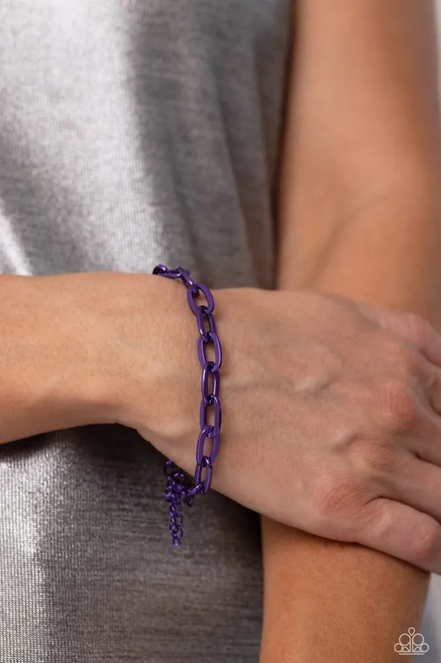 Paparazzi Jewelry Paparazzi Bracelet Energetic Encore Purple Bracelets