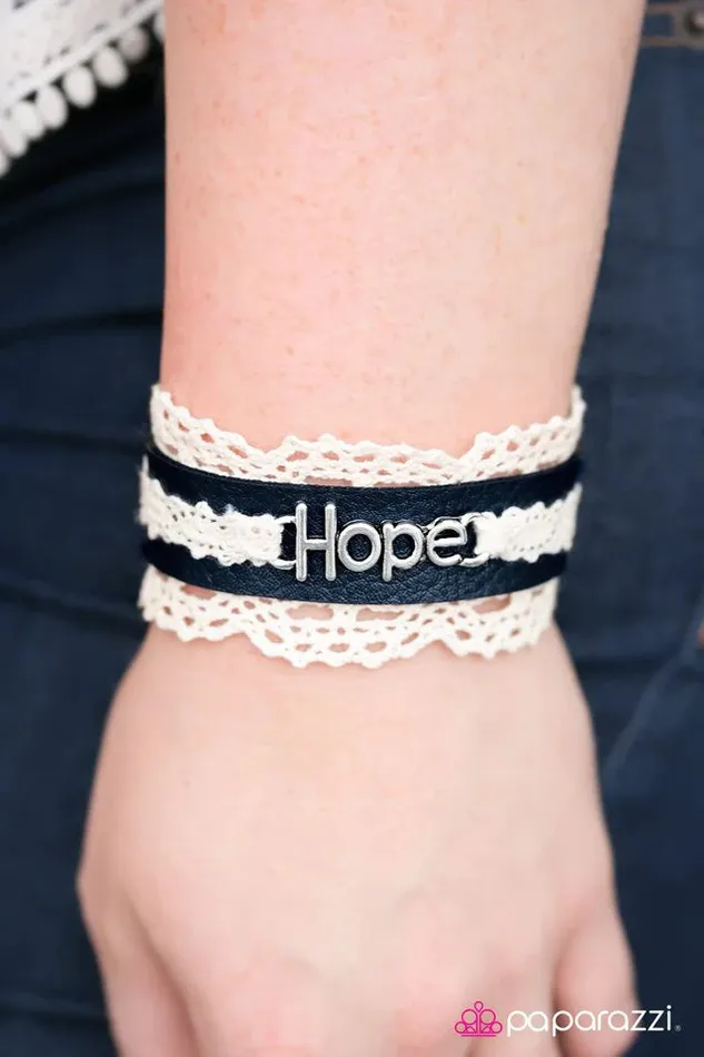 Paparazzi Jewelry Paparazzi Bracelet Finding Hope Blue Bracelets