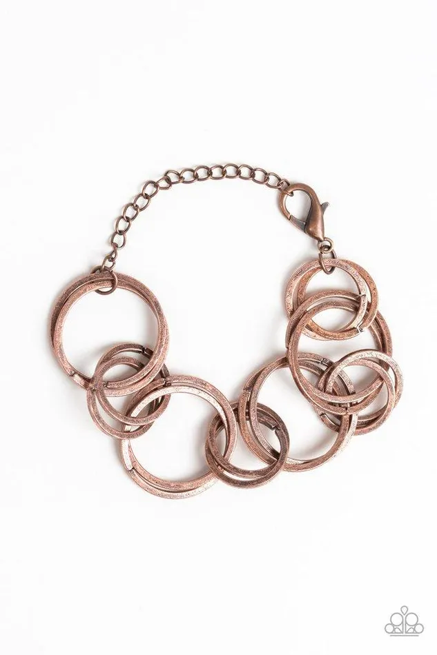 Paparazzi Jewelry Paparazzi Bracelet Give Me A Ring Copper Bracelets