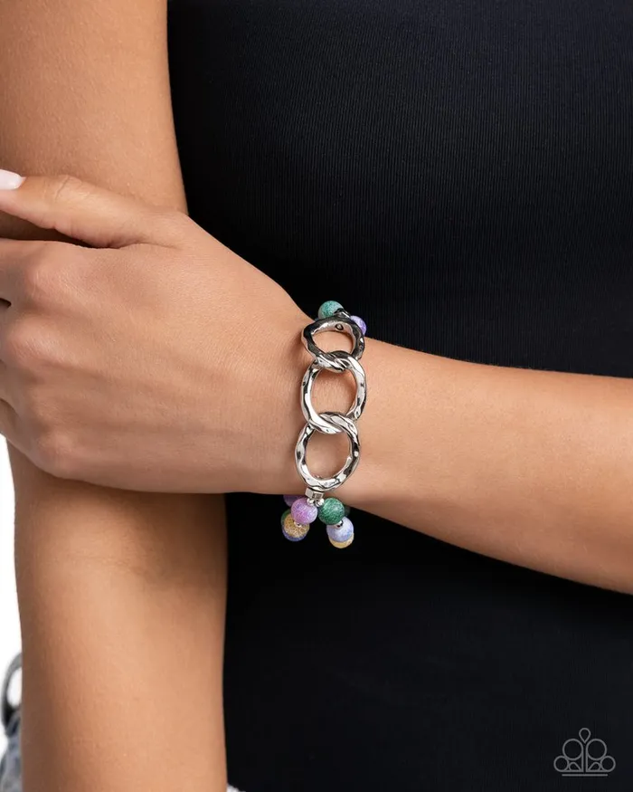 Paparazzi Jewelry Paparazzi Bracelet Hammered Haven Green Bracelets