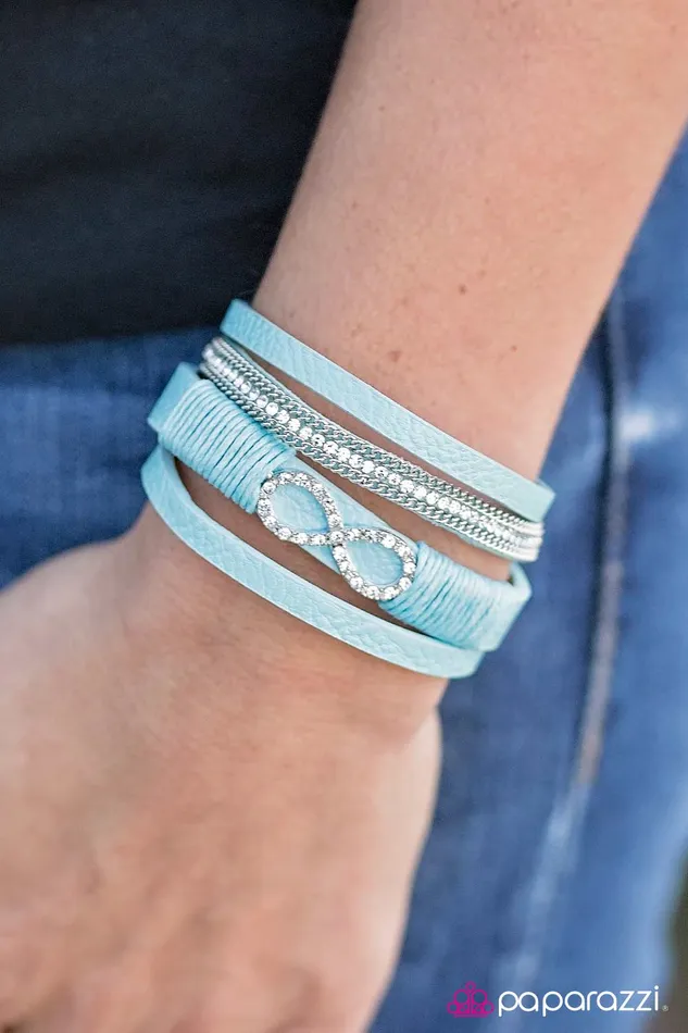 Paparazzi Jewelry Paparazzi Bracelet Happily FOREVER After Blue Bracelets